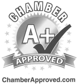 CHAMBER A+ APPROVED CHAMBERAPPROVED.COM trademark