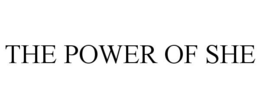 THE POWER OF SHE trademark