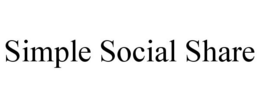 SIMPLE SOCIAL SHARE trademark