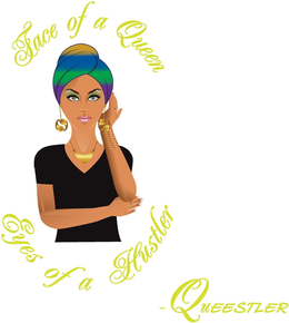 FACE OF A QUEEN EYES OF A HUSTLER -QUEESTLER trademark