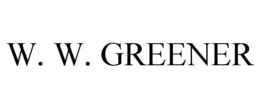 W. W. GREENER trademark