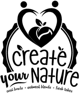 CREATE YOUR NATURE ACAI BOWLS + OATMEALBLENDS + FRESH TAKES trademark