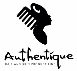 AUTHENTIQUE HAIR AND SKIN PRODUCT LINE trademark