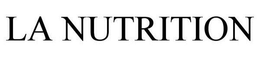 LA NUTRITION trademark