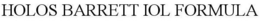 HOLOS BARRETT IOL FORMULA trademark