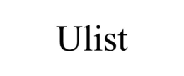 ULIST trademark