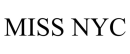 MISS NYC trademark