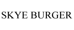SKYE BURGER trademark