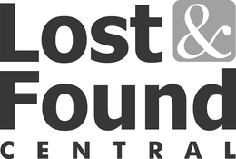 LOST & FOUND CENTRAL trademark