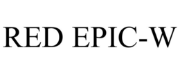 RED EPIC-W trademark