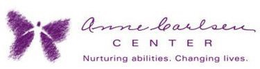ANN CARLSEN CENTER NURTURING ABILITIES.CHANGING LIVES. trademark