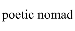 POETIC NOMAD trademark