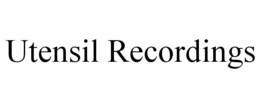 UTENSIL RECORDINGS trademark