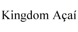KINGDOM AÇAÍ trademark