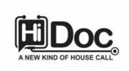 HI DOC A NEW KIND OF HOUSE CALL trademark