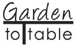 GARDEN TO T TABLE trademark