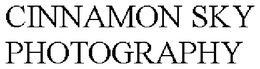 CINNAMON SKY PHOTOGRAPHY trademark