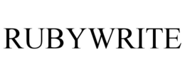 RUBYWRITE trademark