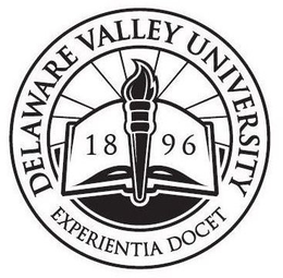 DELAWARE VALLEY UNIVERSITY 1896 EXPERIENTIA DOCET trademark
