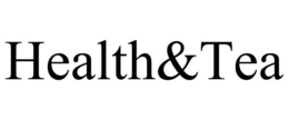 HEALTH&TEA trademark