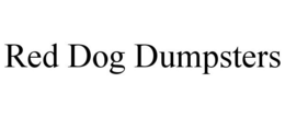 RED DOG DUMPSTERS trademark