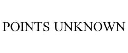 POINTS UNKNOWN trademark