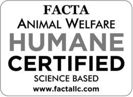 FACTA ANIMAL WELFARE HUMANE CERTIFIED SCIENCE BASED WWW.FACTALLC.COM trademark