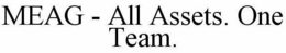 MEAG - ALL ASSETS. ONE TEAM. trademark
