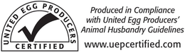 UNITED EGG PRODUCERS CERTIFIED PRODUCEDIN COMPLIANCE WITH UNITED EGG PRODUCERS' ANIMAL HUSBANDRY GUIDELINES WWW.UEPCERTIFIED.COM trademark