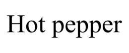 HOT PEPPER trademark