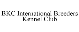 BKC INTERNATIONAL BREEDERS KENNEL CLUB trademark