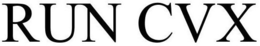 RUN CVX trademark