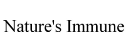 NATURE'S IMMUNE trademark