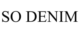 SO DENIM trademark