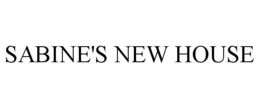 SABINE'S NEW HOUSE trademark