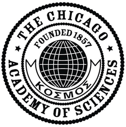 THE CHICAGO ACADEMY OF SCIENCES FOUNDED1857 KAPPA OMICRON SIGMA MU OMICRON SIGMA trademark