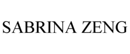 SABRINA ZENG trademark