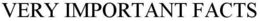 VERY IMPORTANT FACTS trademark