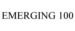 EMERGING 100 trademark