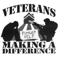 VETERANS MAKING A DIFFERENCE PLEASE HELP trademark