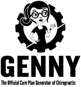 GENNY THE OFFICIAL CARE PLAN GENERATOR OF CHIROPRACTIC trademark