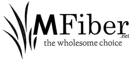 MFIBER.NET THE WHOLESOME CHOICE trademark