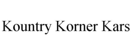 KOUNTRY KORNER KARS trademark
