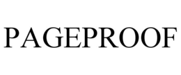 PAGEPROOF trademark