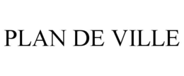 PLAN DE VILLE trademark