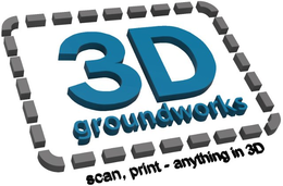 3D GROUNDWORKS SCAN, PRINT - ANYTHING IN 3D trademark