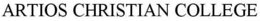 ARTIOS CHRISTIAN COLLEGE trademark