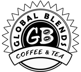 GLOBAL BLENDS COFFEE & TEA GB trademark