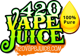 420 VAPE JUICE 420VAPEJUICE.COM 100% PURE trademark