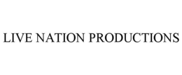 LIVE NATION PRODUCTIONS trademark